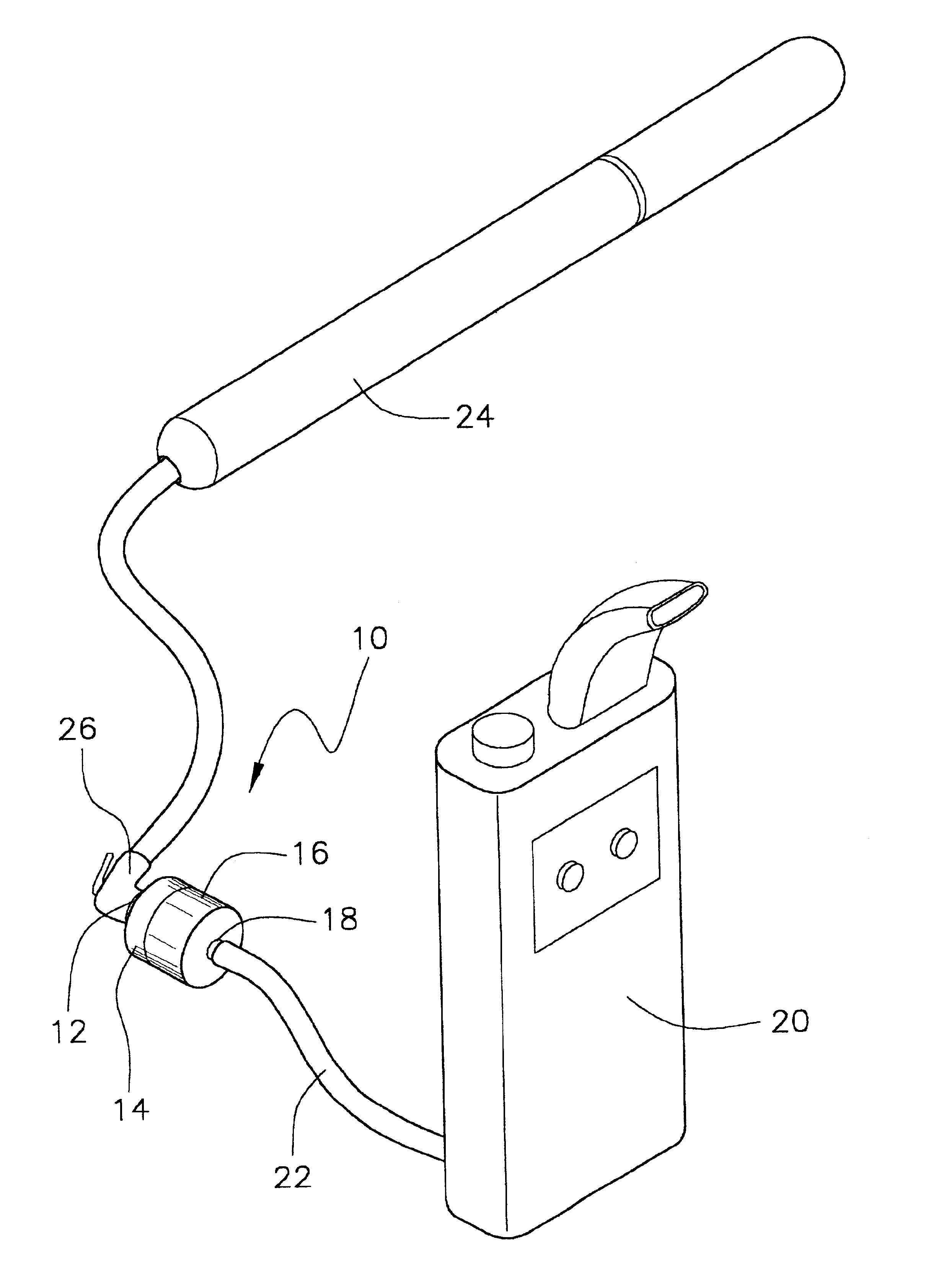 Nebulizer pump adapter