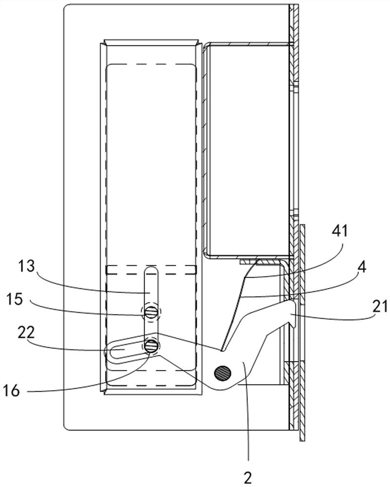 Door lock buckling mechanism