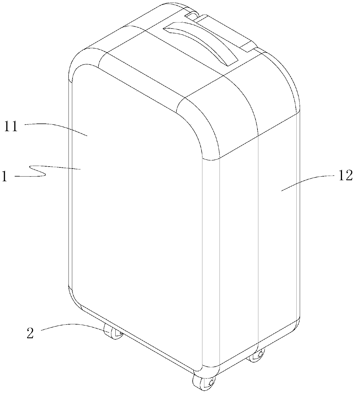 Luggage case based on convenient carrying of wet articles