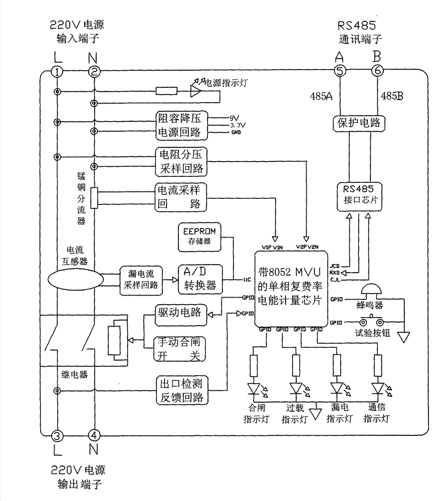 Intelligent electronic leakage protector