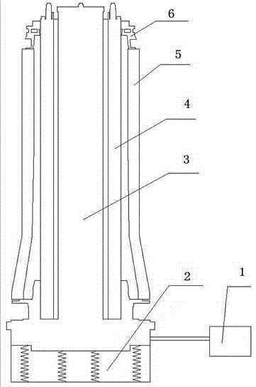 Equipment and its manufacturing process for manufacturing concrete pressure pipes with internal mold rigid expansion