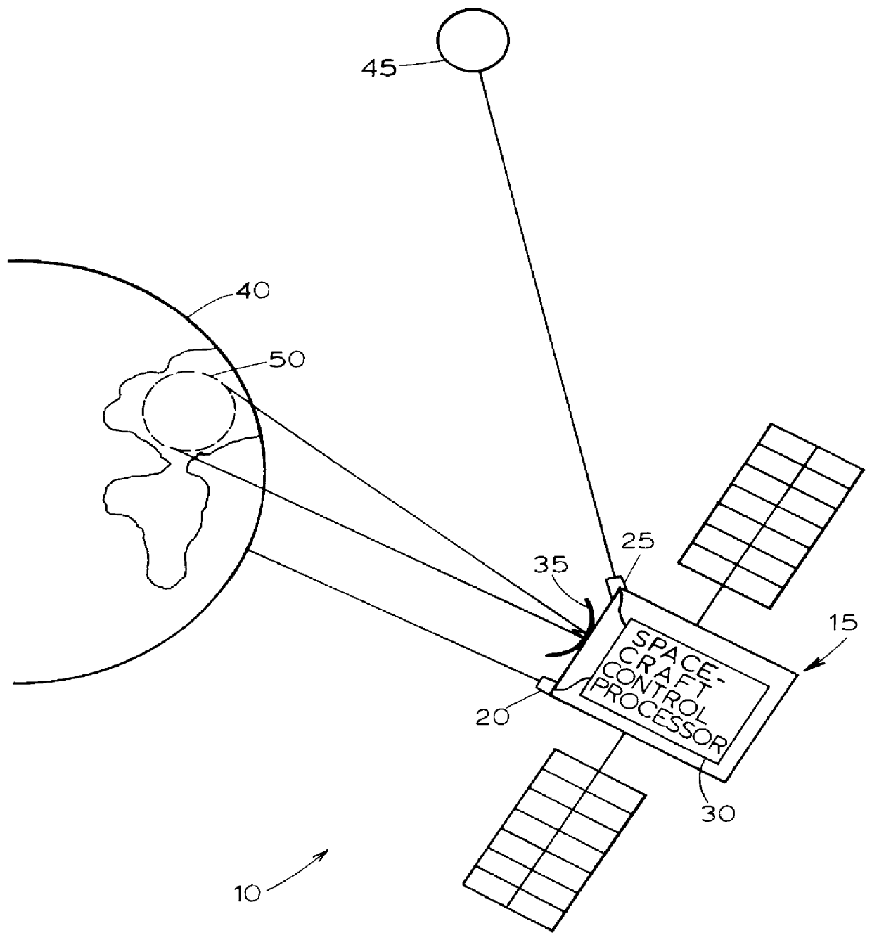 Method and apparatus for estimating attitude sensor bias in a satellite