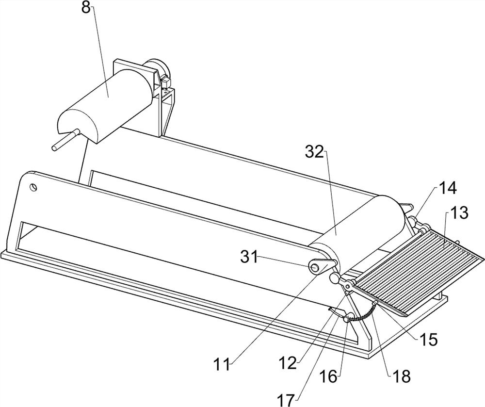 A concrete aggregate precooling device