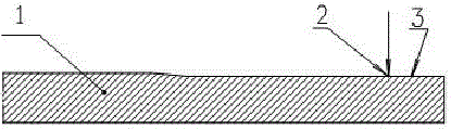 Anticorrosion surfacing method for inner wall of steel pipe welding seam