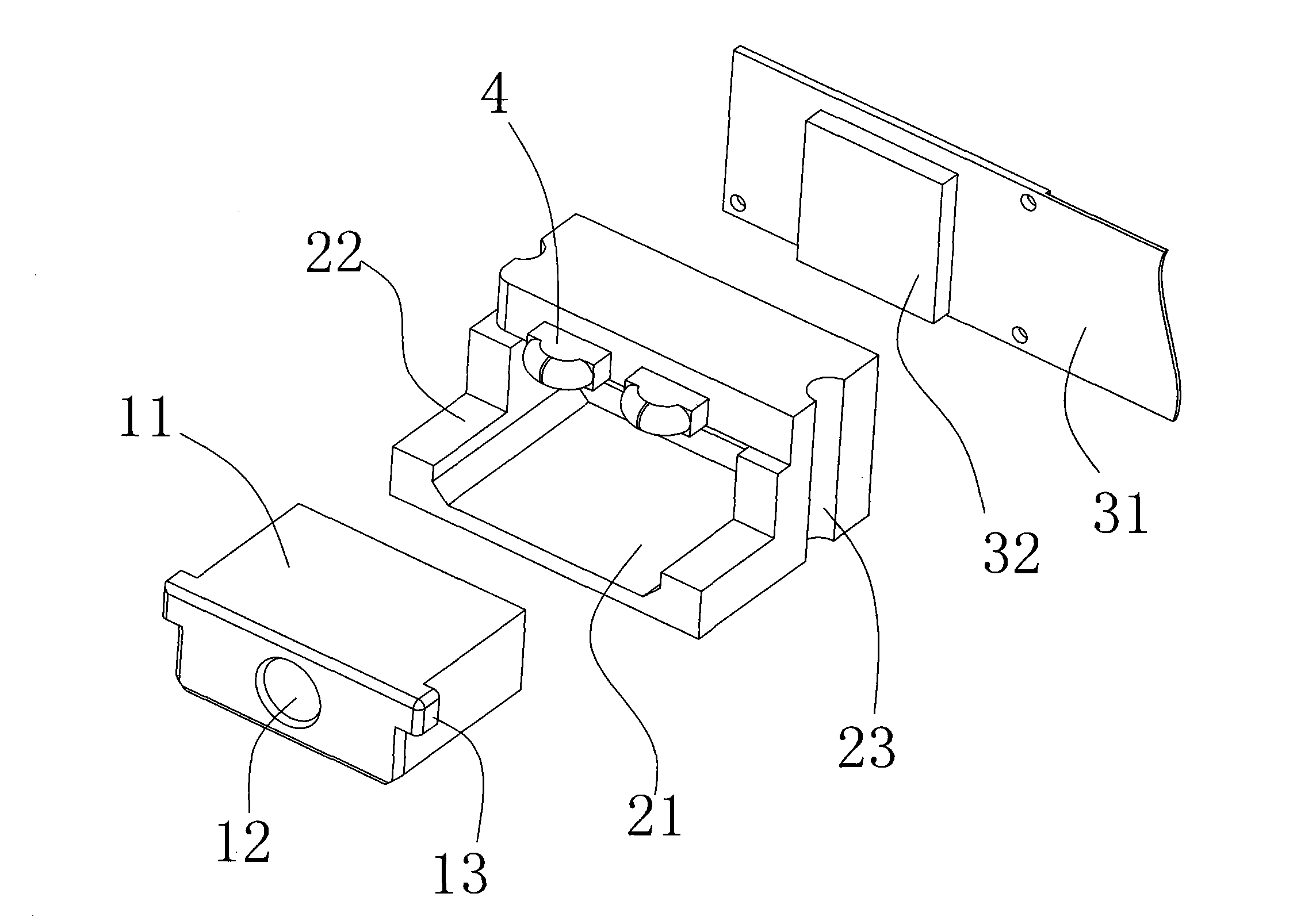 Microcamera module manufacturing method and product thereof