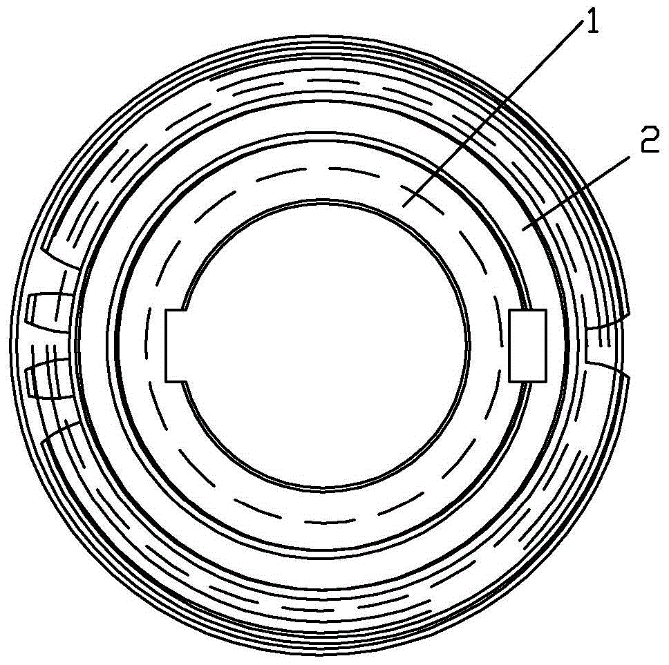 An assembly method of double gears for seamless steel pipe cold rolling mill rolls