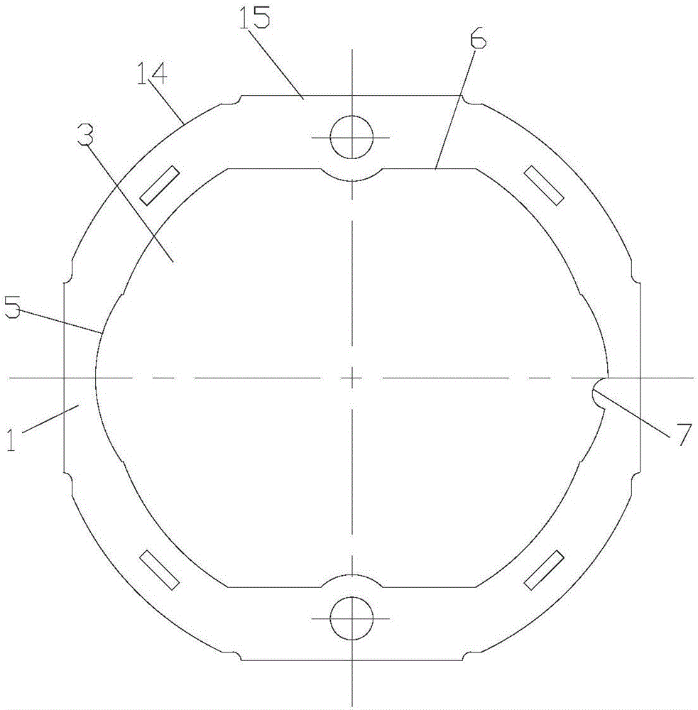 Stator core and motor