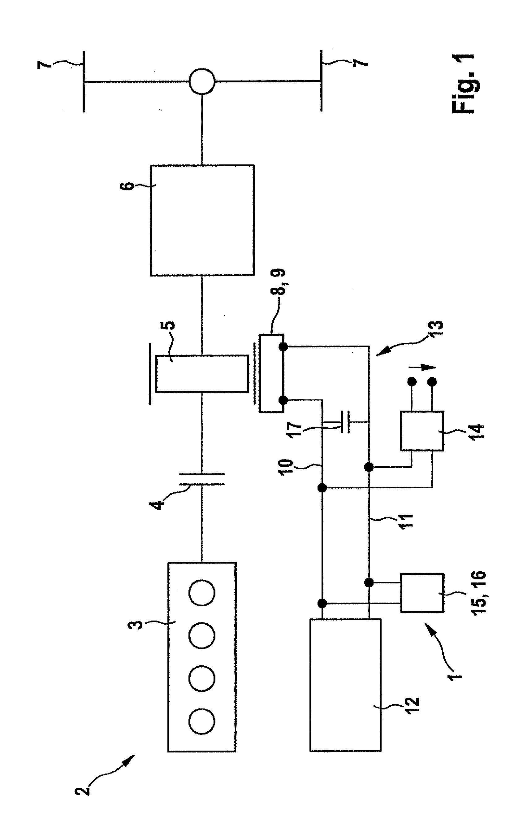 Method for operating an electrical network, in particular of a motor vehicle