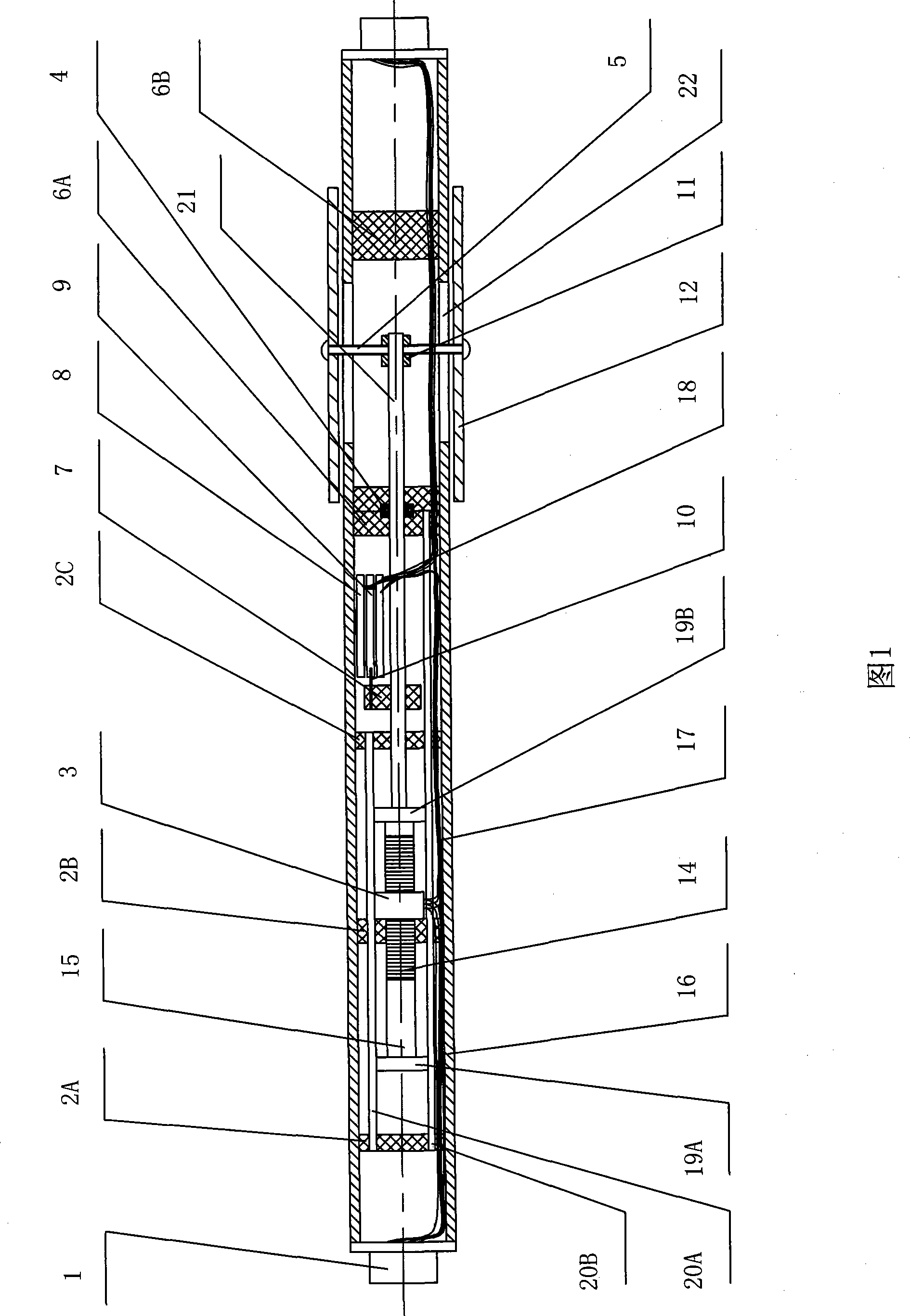 Rod type strata displacement monitor and system