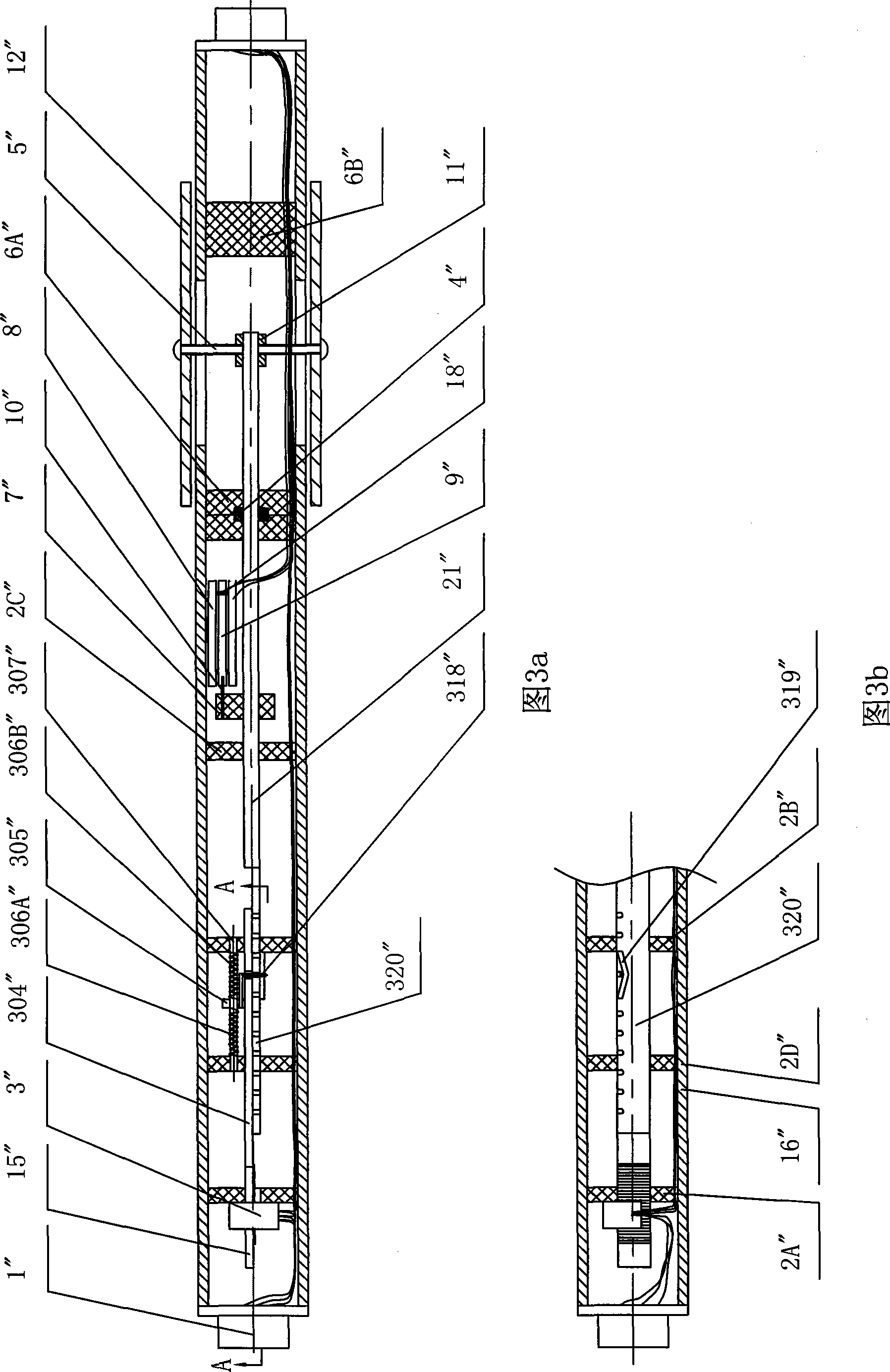 Rod type strata displacement monitor and system