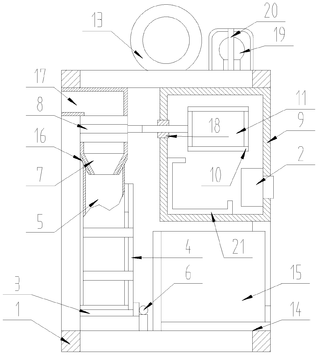 An environmental monitoring water sampling device