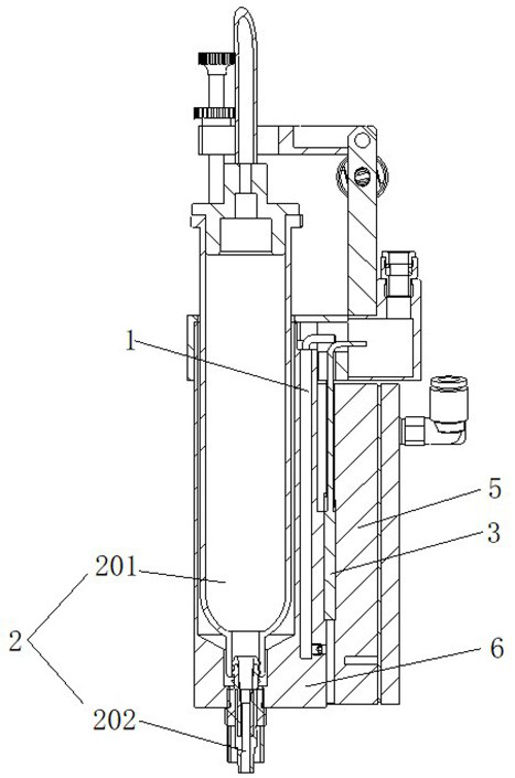 Control method for keeping constant temperature of glue solution