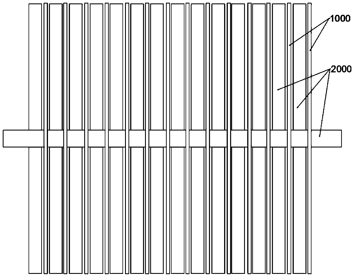 Filter membrane unit with cleaning mechanism