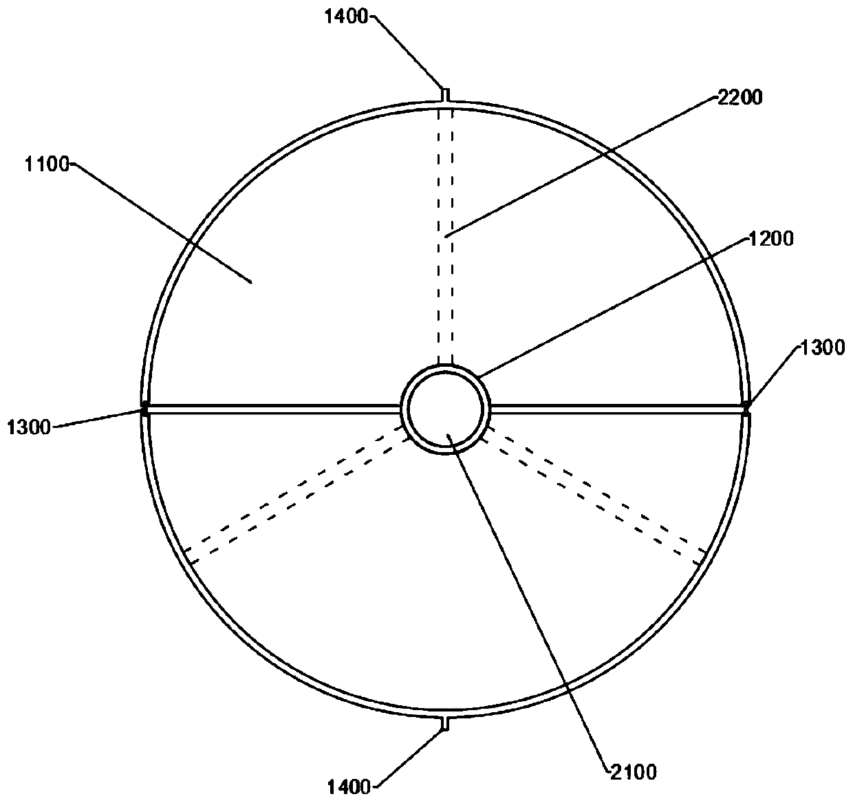 Filter membrane unit with cleaning mechanism