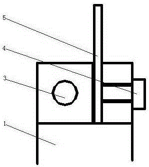 Cutting guide plate top mechanism