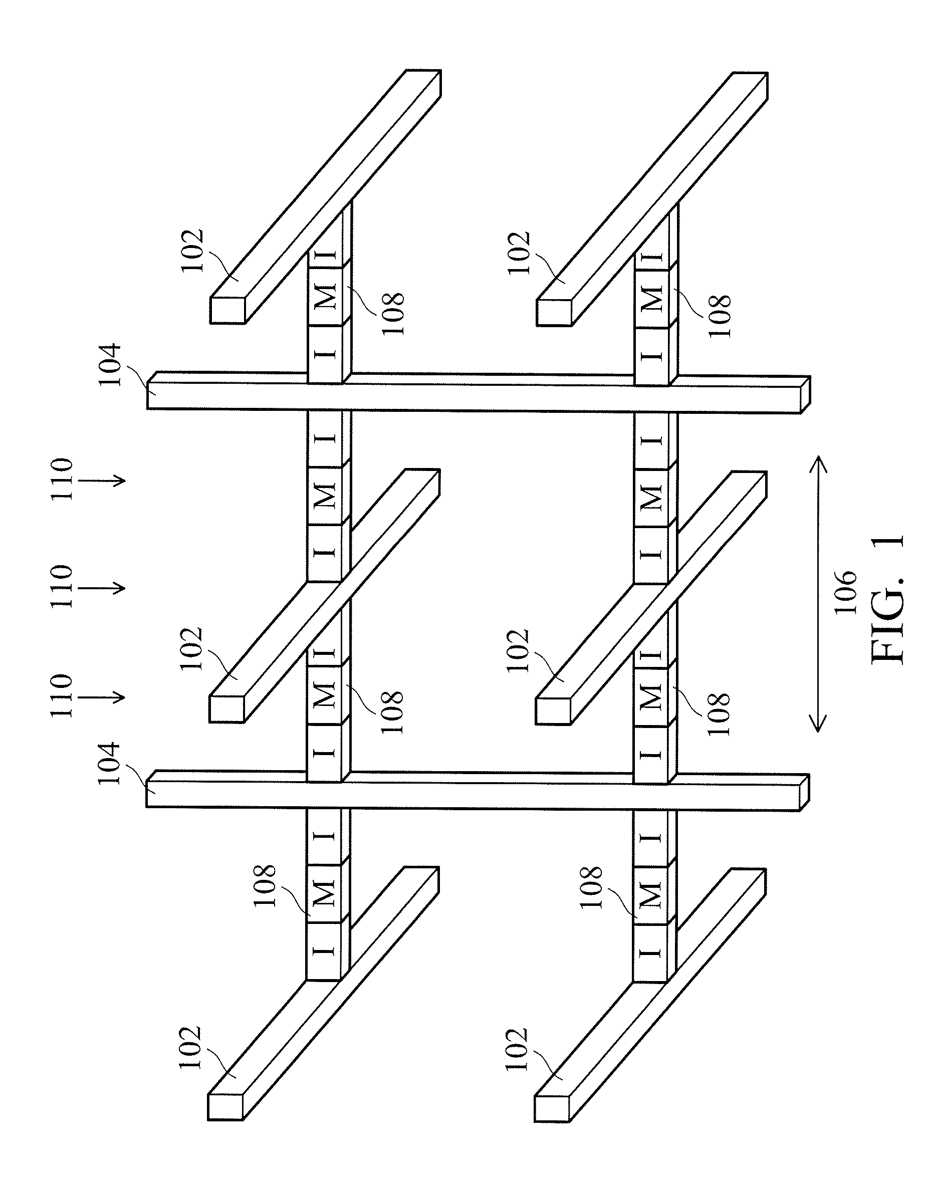 Self-rectifying rram cell structure and rram 3D crossbar array architecture