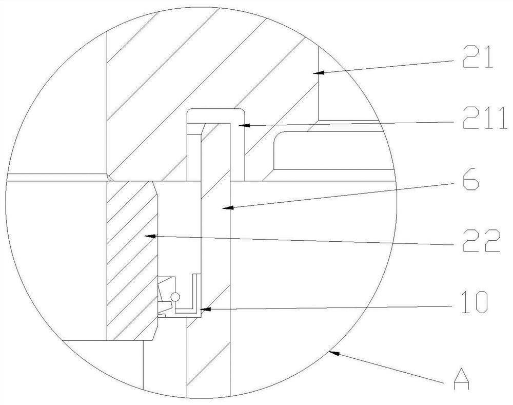 Compact speed reducer with independent lubrication sealing cavity