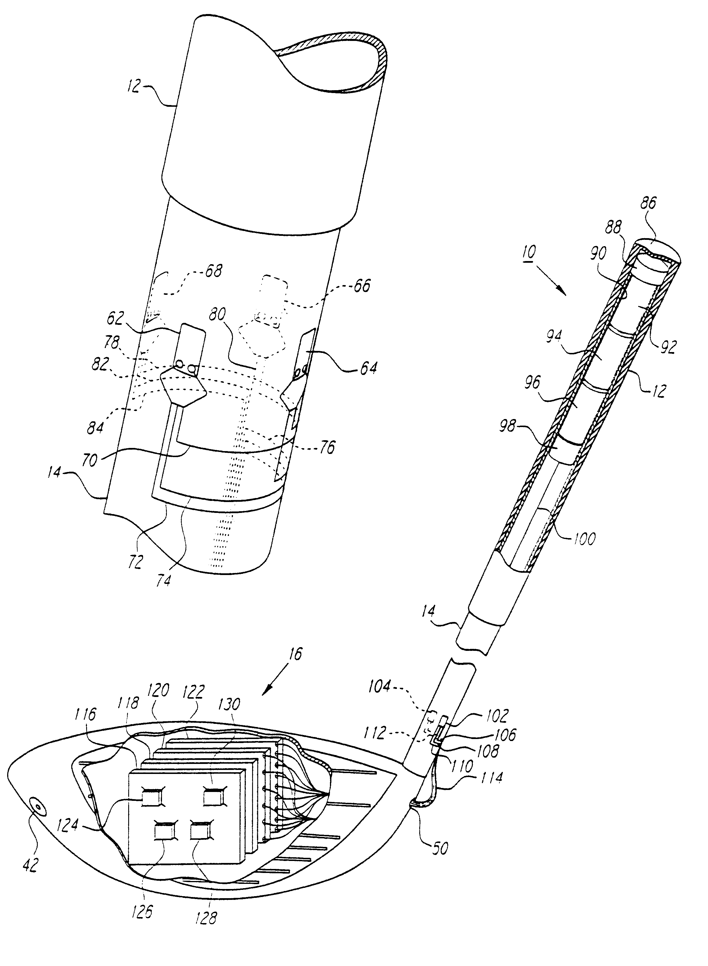 Instrumented golf club system and method of use