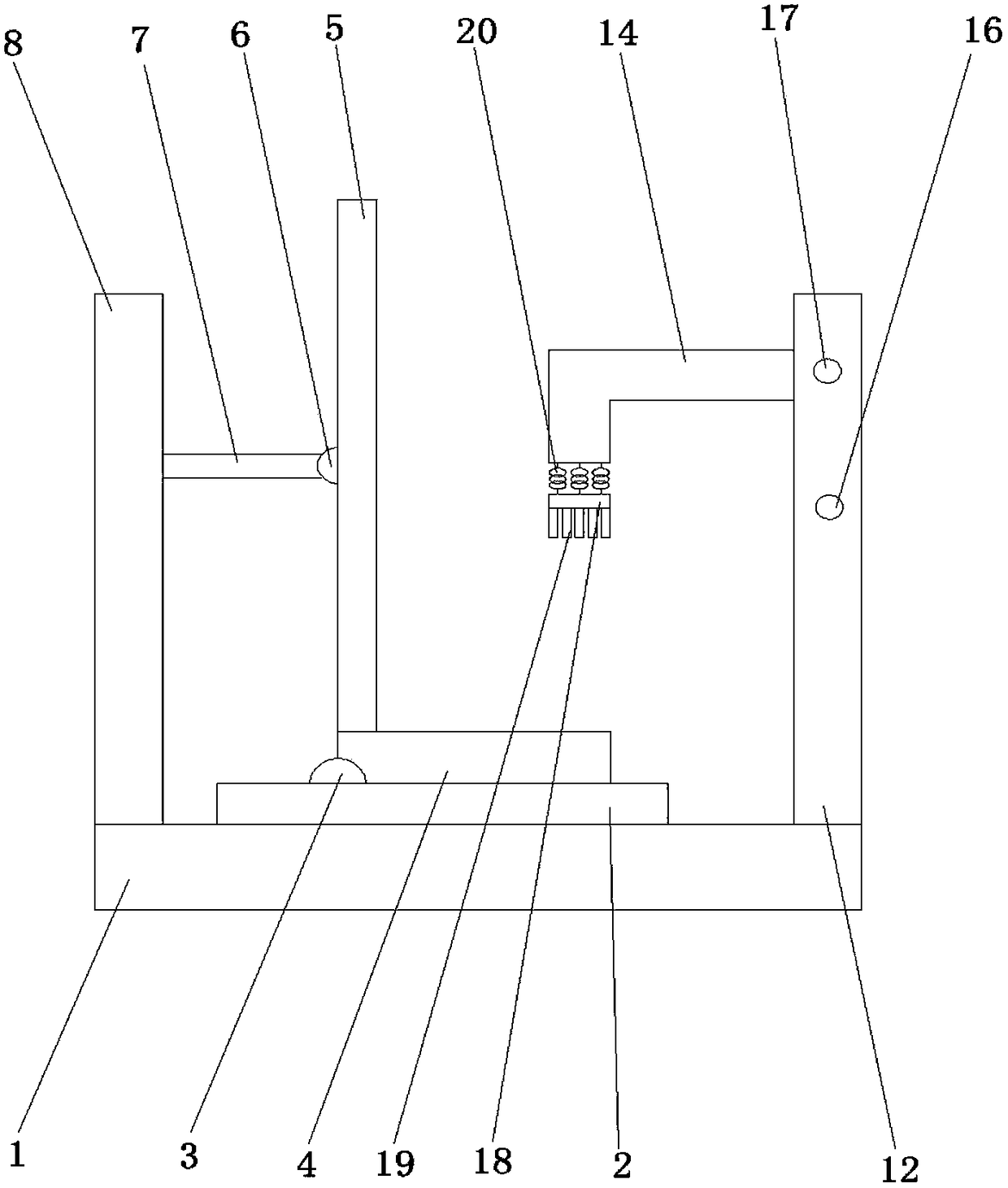 Automatic chip testing device