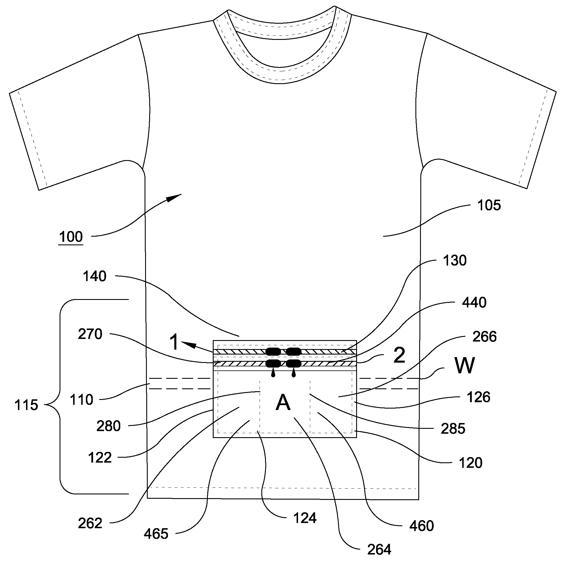 Upper garment with pockets
