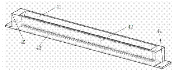 Filter stick measuring table and nondestructive measurement device and method for length of segmented rods of filter stick