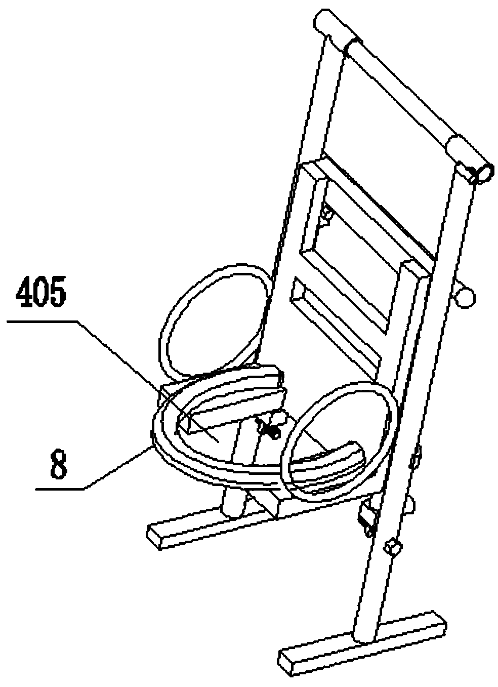 Electric control toileting assisting device
