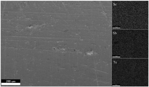 Preparation method for transition metal doped antimony telluride alloy target material