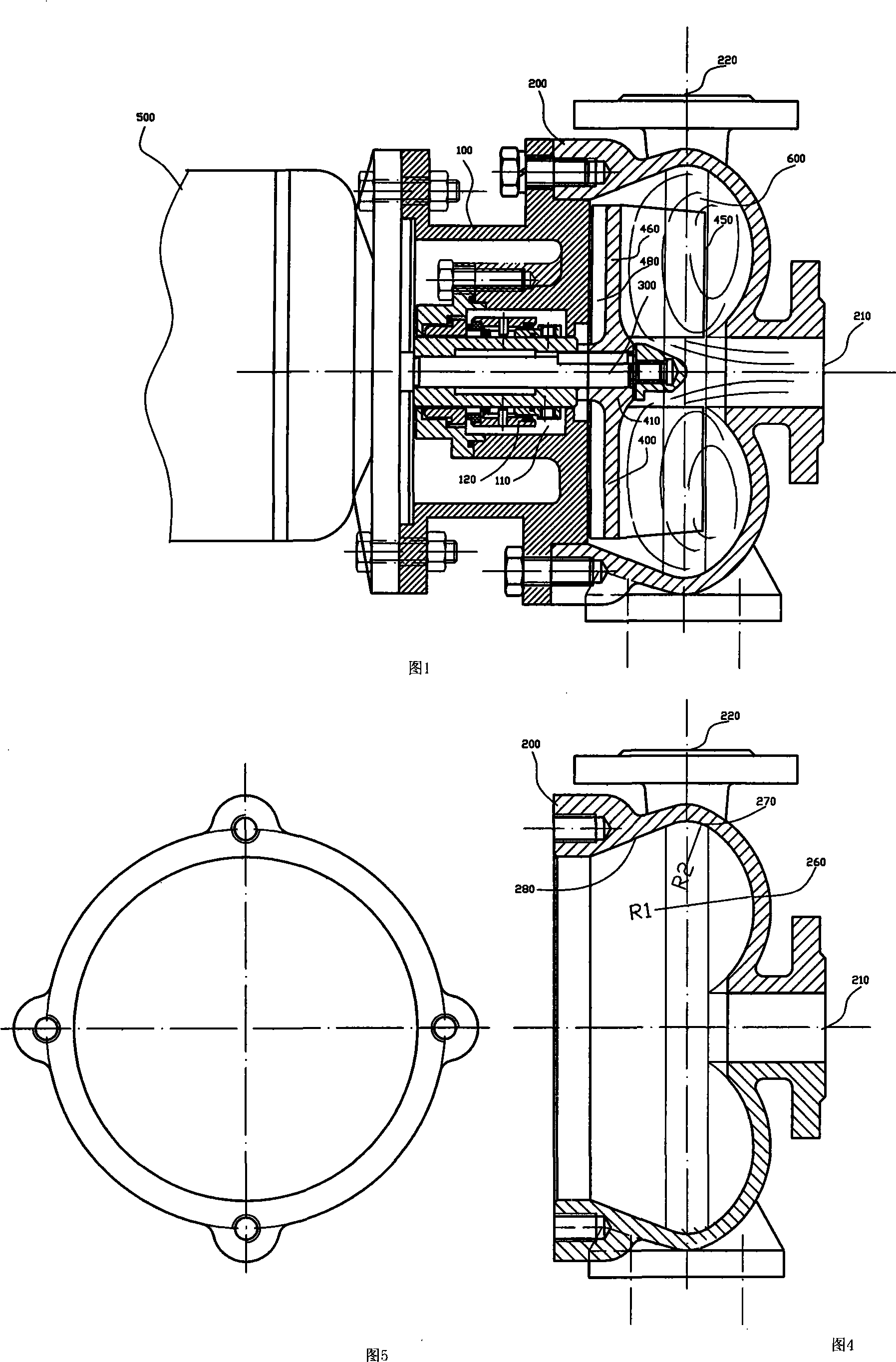 Spiral flow constant-pressure pump