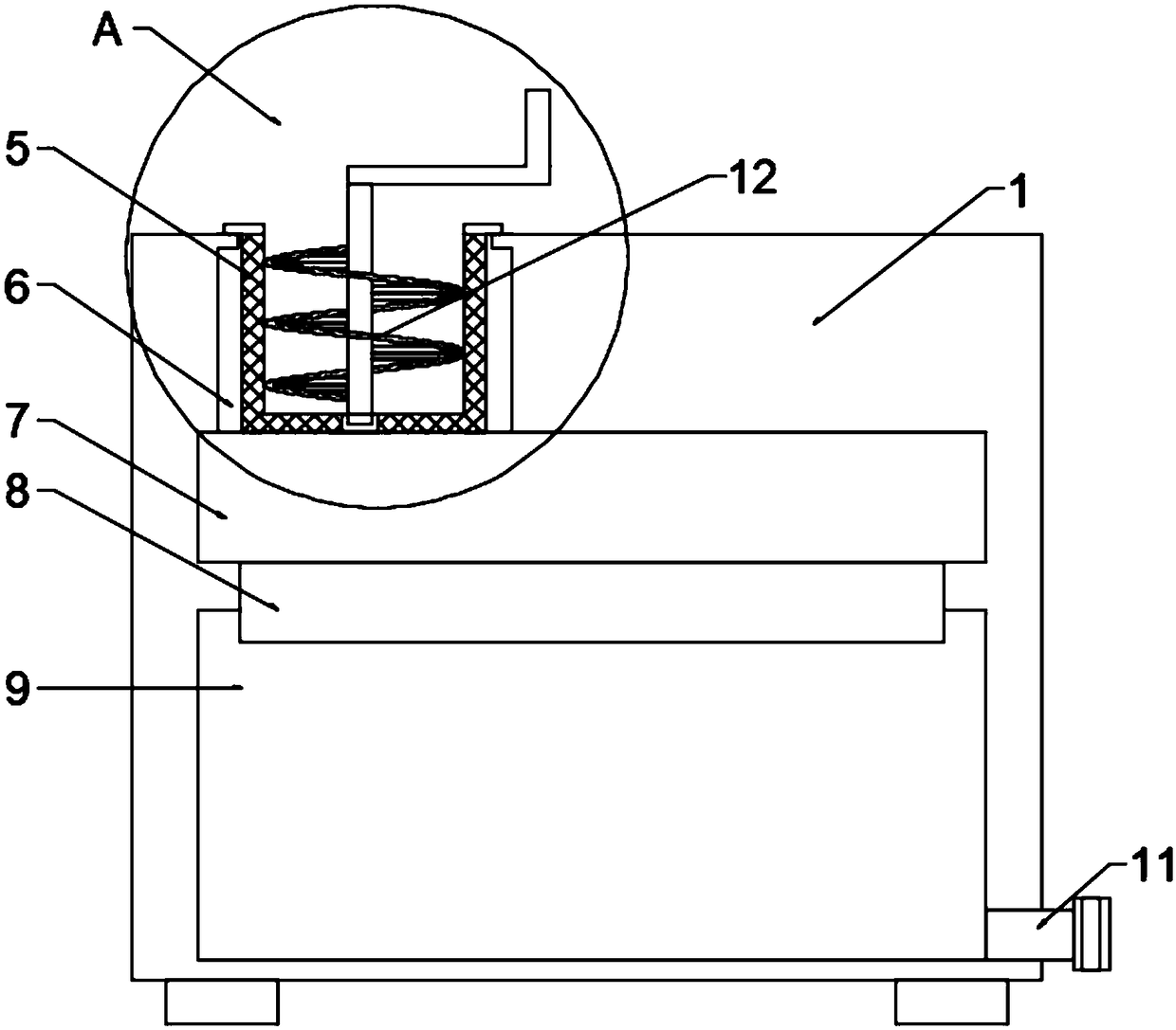 Water disposal device for agricultural research