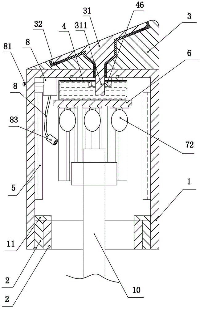 Protecting device for extra-high pressure engineering foundation bolt
