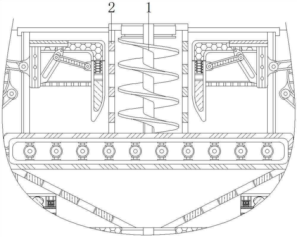 Multi-stage anti-blocking device capable of avoiding oil residue blocking in oil pressing process