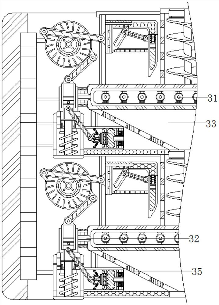 Multi-stage anti-blocking device capable of avoiding oil residue blocking in oil pressing process