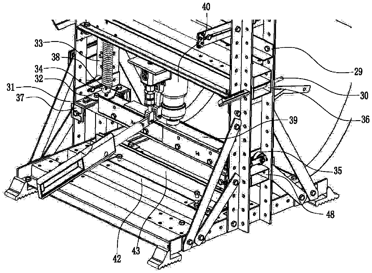 High-speed sequence casting hot-rolling unit for large-section large-weight billet production