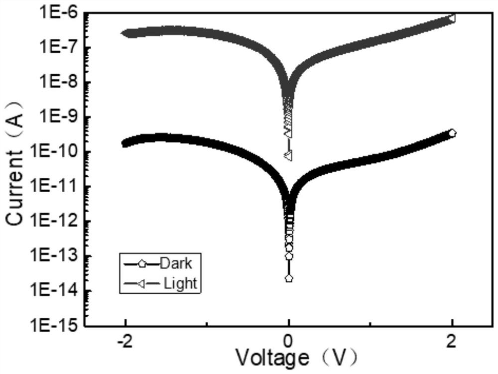 A lead-free double perovskite single crystal ultraviolet light detector and its preparation method