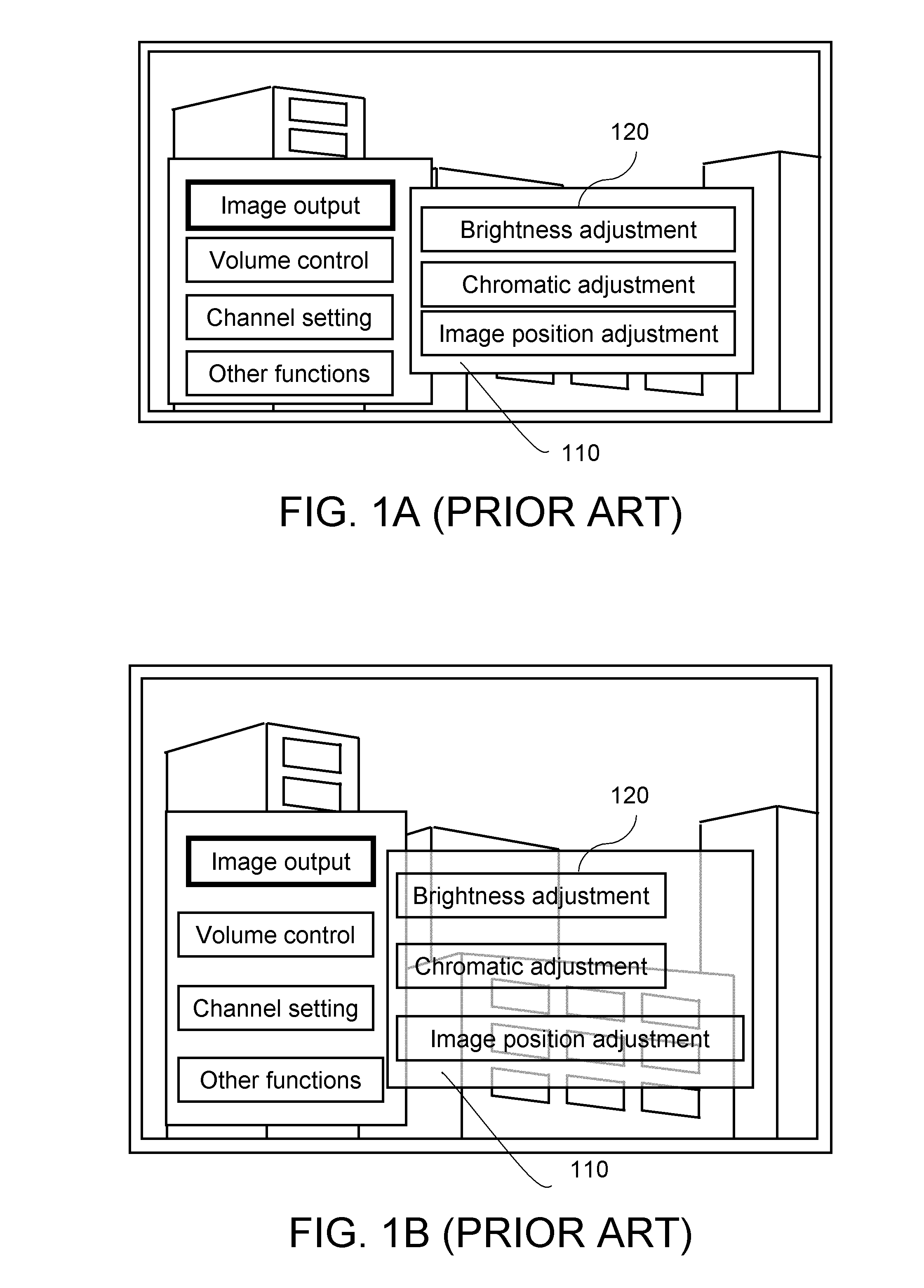 Display having unshielded osd and method for implementing unshielded osd