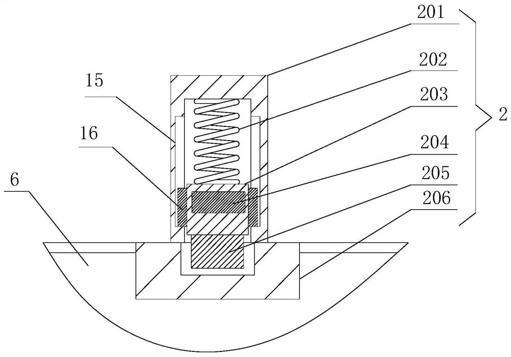 Cold air type salad cabinet convenient for later maintenance