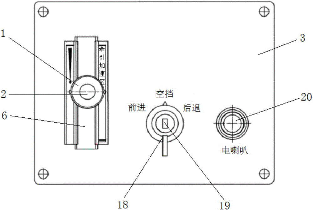 Railway power network detection locomotive driver controller