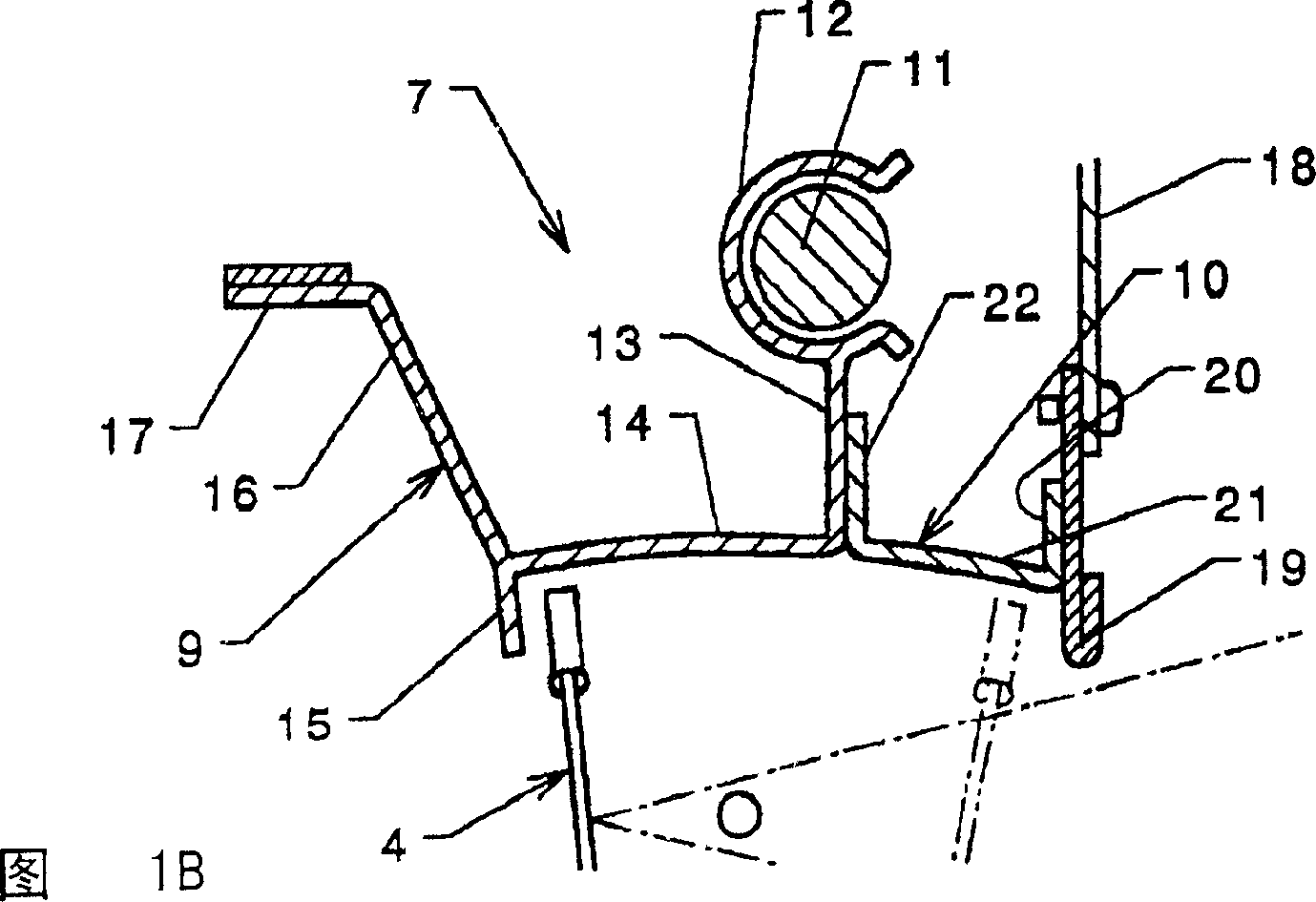 Filling insertion stabilizer of water jet loom