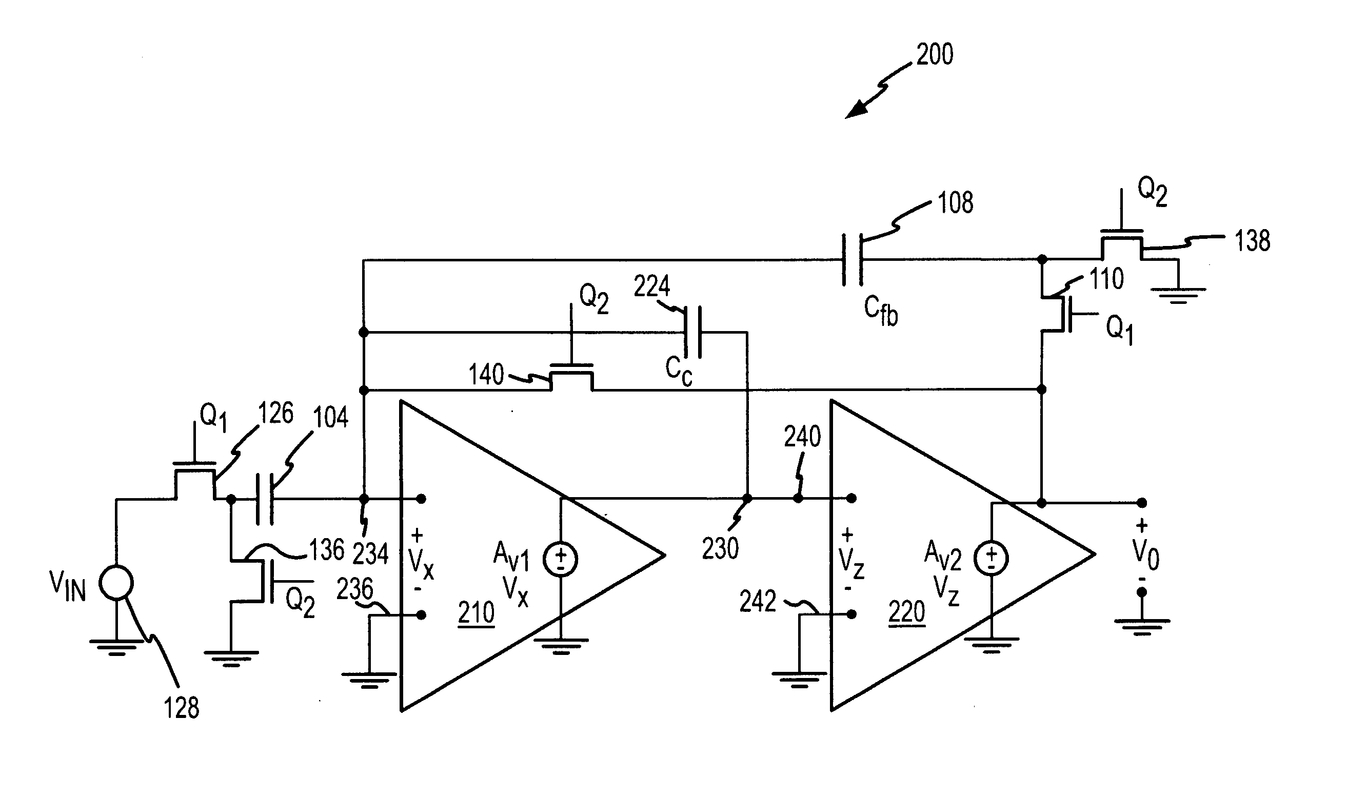 Switched capacitor amplifier with higher gain and improved closed-loop gain accuracy