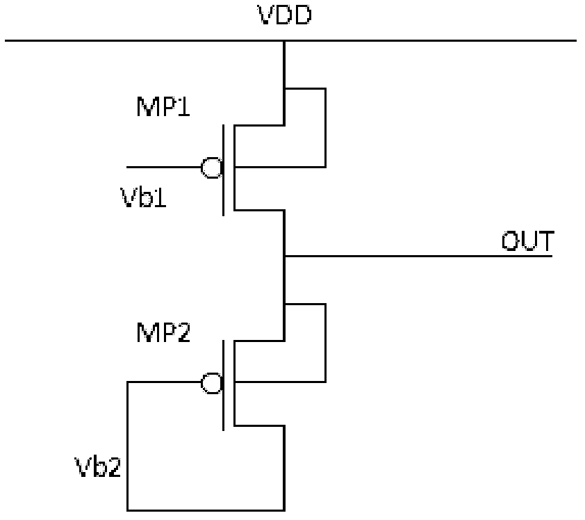 Threshold voltage degradation measuring circuit