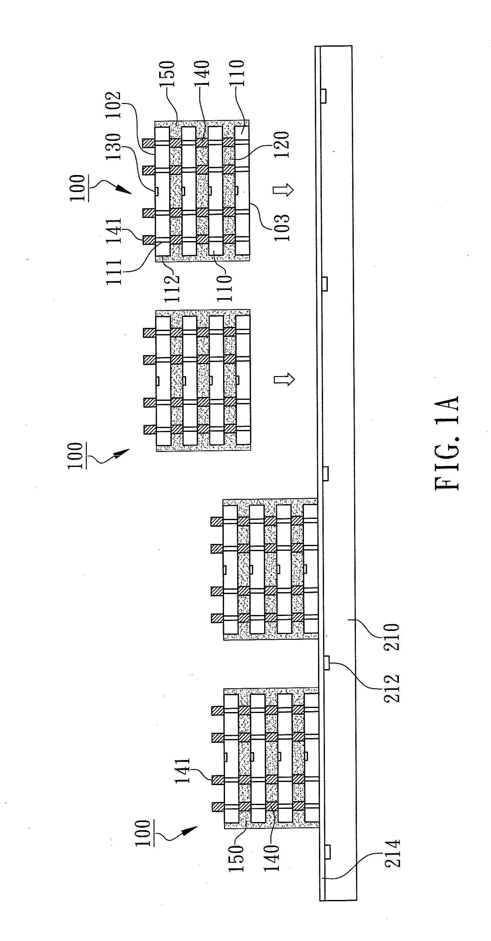 Method for wafer-level testing diced multi-chip stacked packages