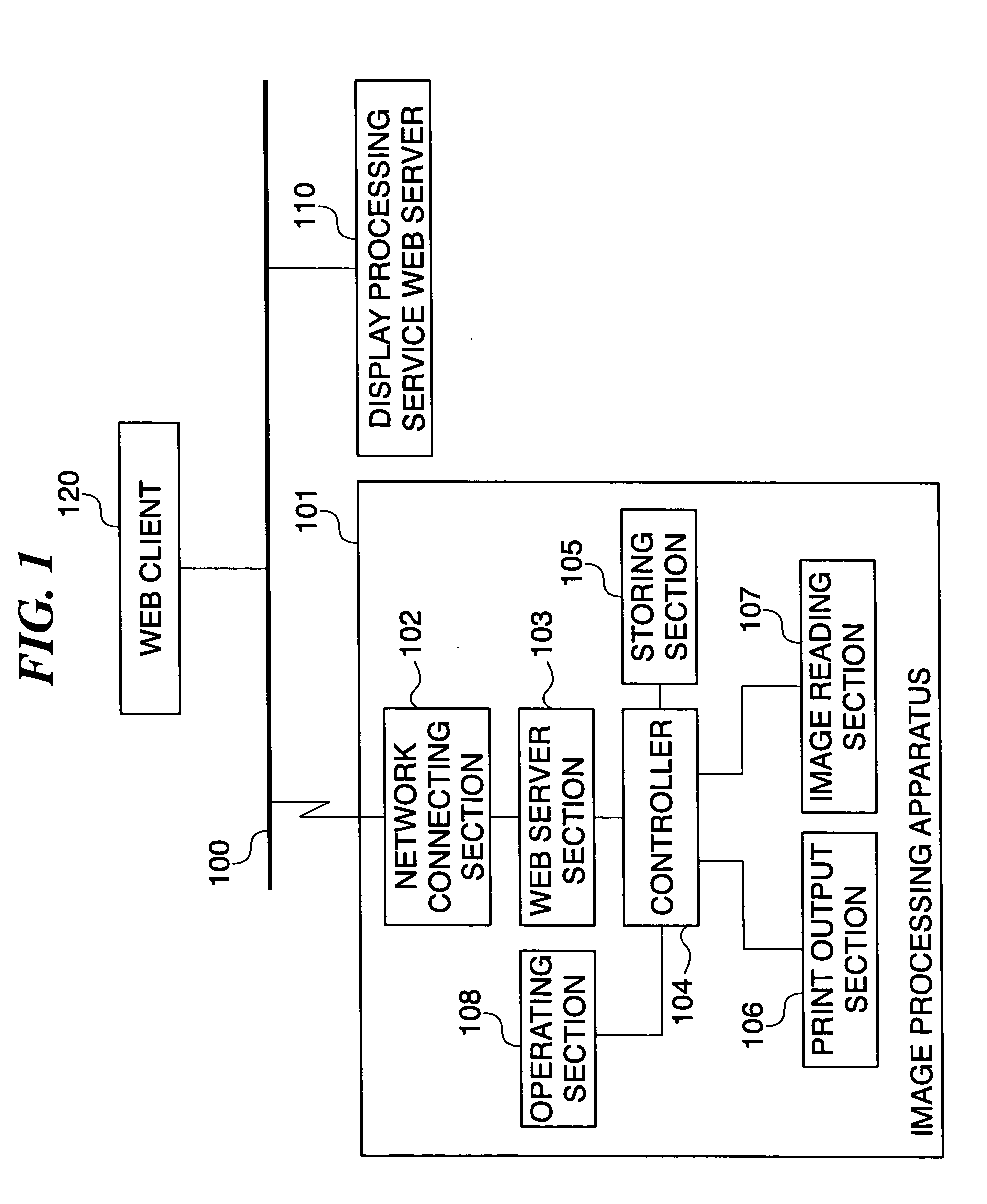 Image processing system, image processing method, image processing apparatus, program for implementing the method, and storage medium
