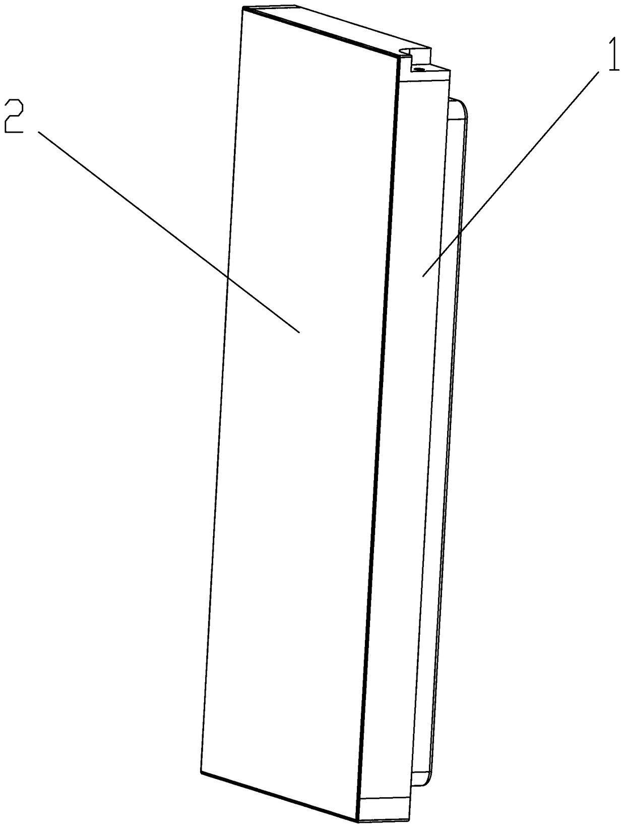 Display screen assembly connecting structure for household electrical appliance products