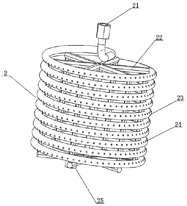 Quick-spraying steam generator