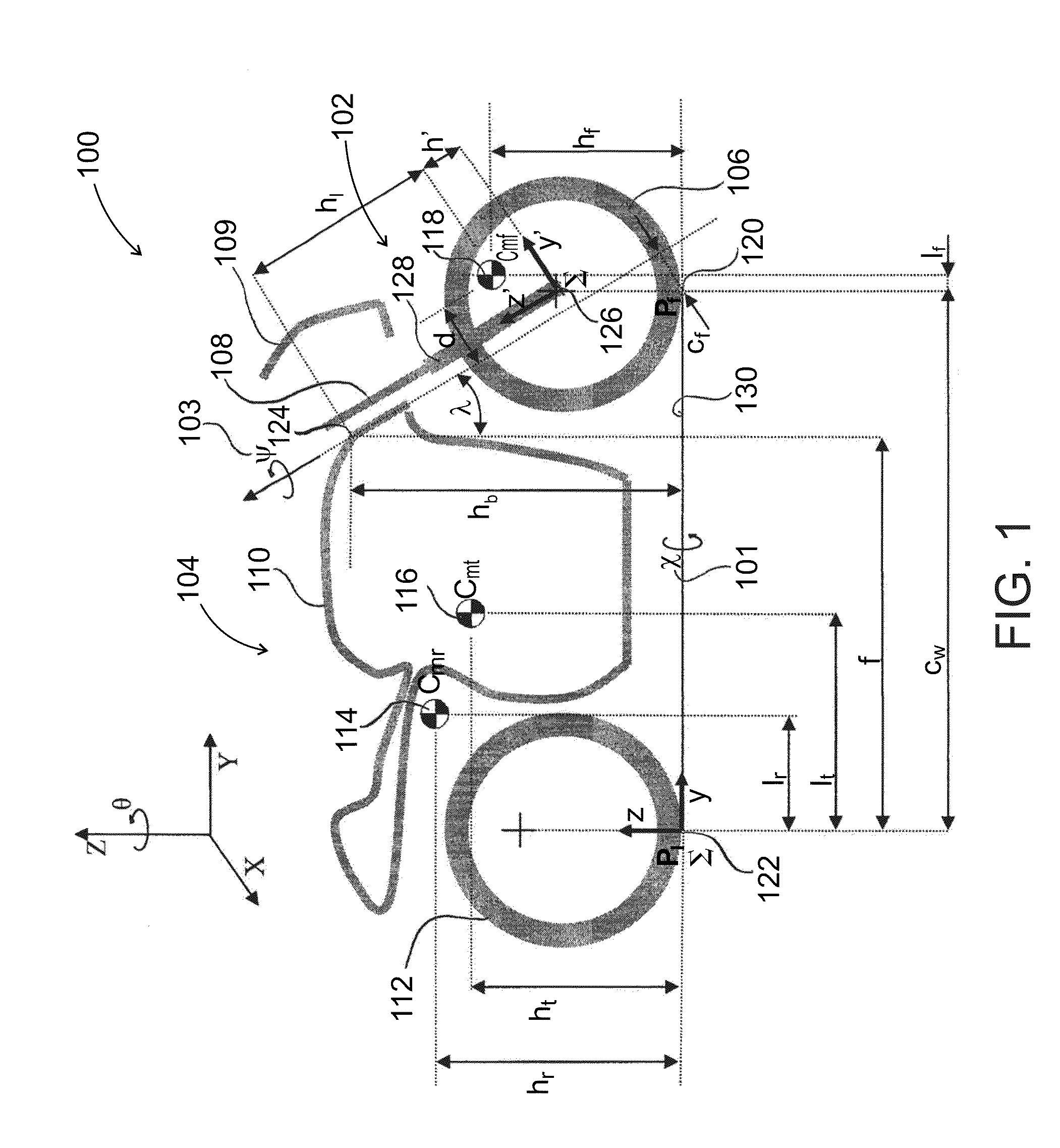 System and method for stabilizing a single-track vehicle