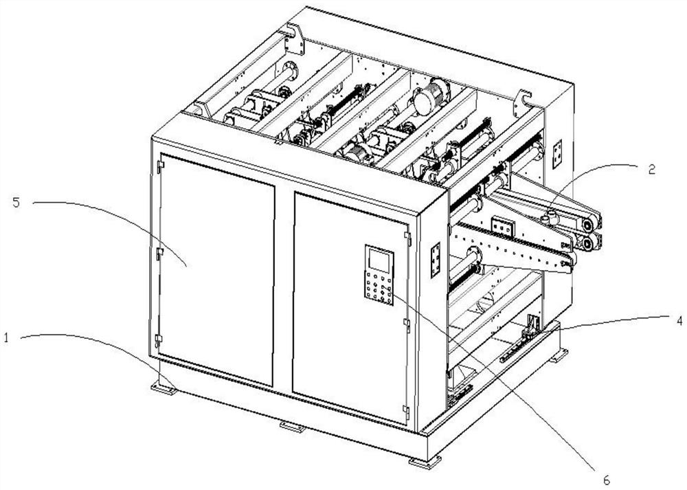 An electric control system for a high-speed nail box machine with double nail heads