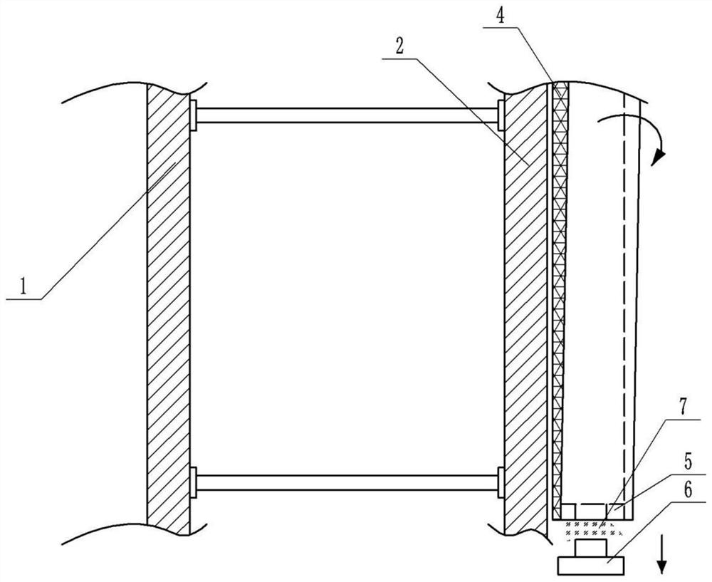 The method of underpinning the brick-concrete structure of a building into a frame structure