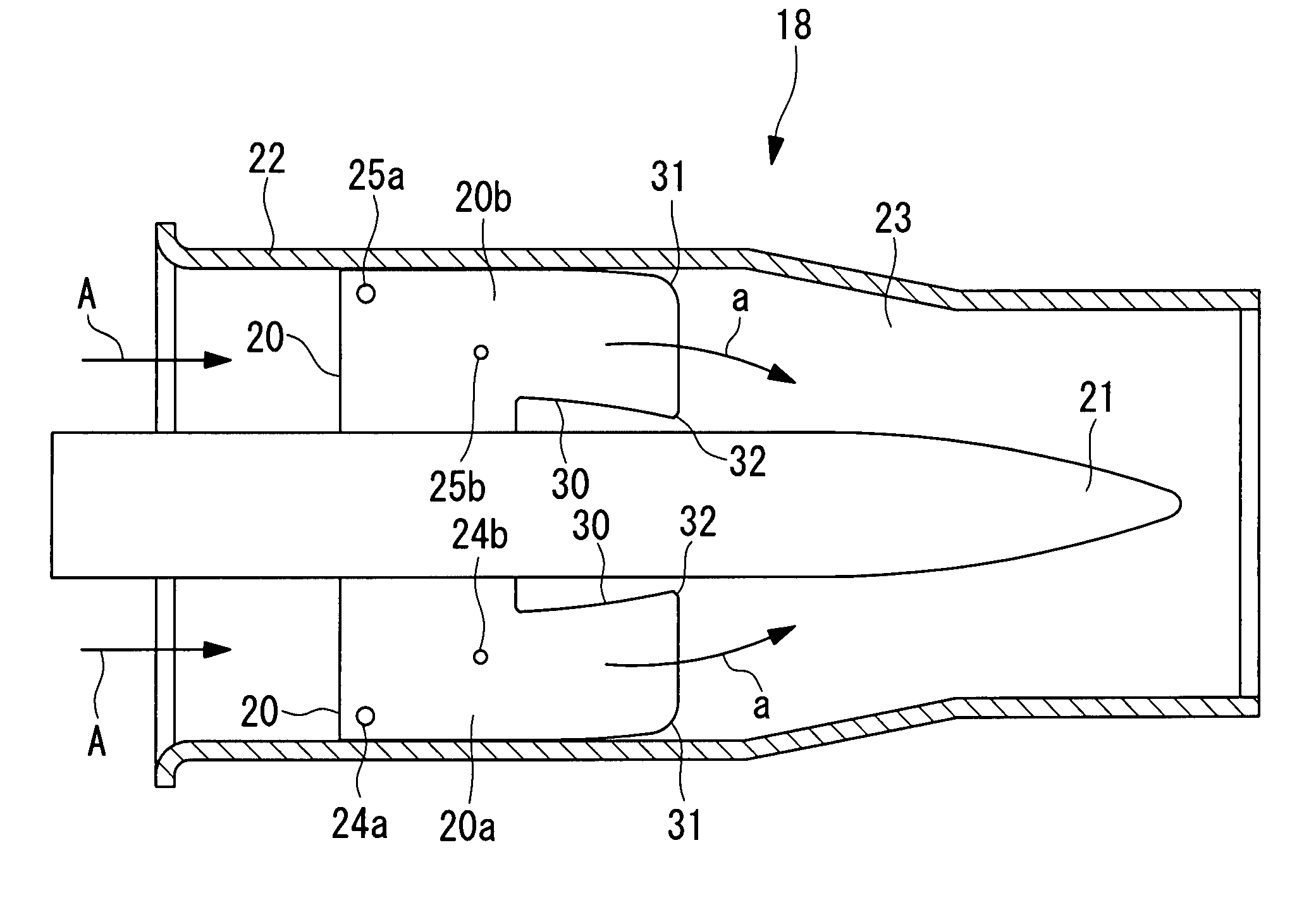 Premixed combustion burner for gas turbine