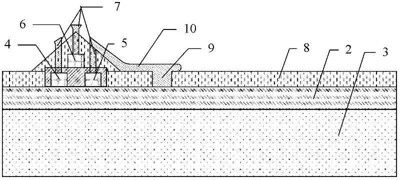 Method for manufacturing transparent silicon-based substrate with integrated circuit (IC) device