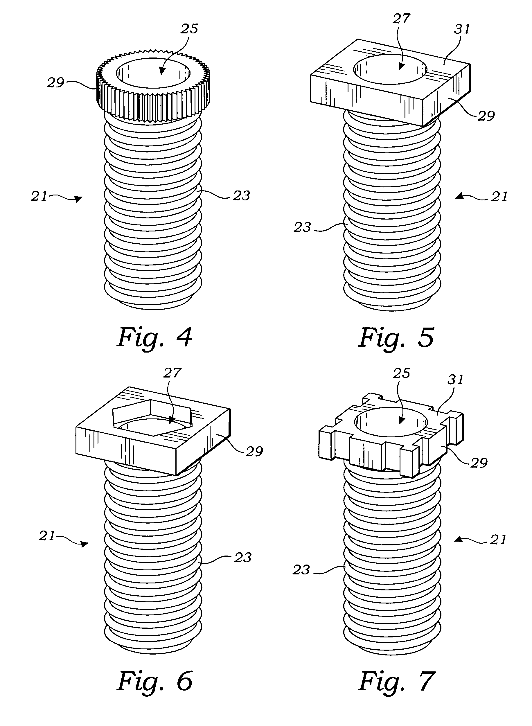 Hybrid composite-metal male fastener